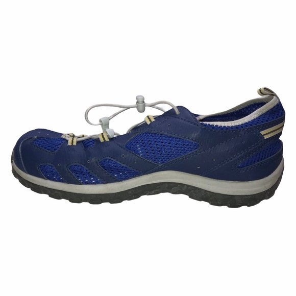 Columbia Windsor Soaker Blue Outdoor Mesh Water Hiking Shoes Boy's 6 - Picture 3 of 9